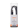 Ventev Chargesync Flat USB A to Apple Lightning Cable 3.3ft, Grey FC3-GRY256623